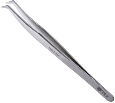 Brand Roestvrij Staal Anti-Statische Pincet Super Hard Wimper Extension Tool Industrie Beste Pincet