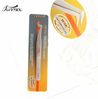 Brand Rvs Wenkbrauw Pincet 3D Fan Wimper Extension Pincet Ontharing Makeuo Tool voor Vrouwen