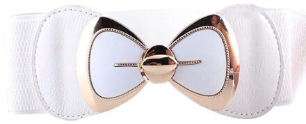 & Brand Taille Riemen Vrouwen Lady Solid Stretch Elastische Brede Riem Jurk Versiering Voor Vrouwen Tailleband Kleding Meubi F