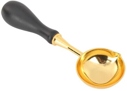 Brand Verf Zegellak Lepel Smelten Afvuren Stempel Enveloppen Kaart Metal Tool