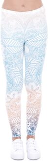 Brand Verkoop Leggings Mandala Mint Afdrukken Fitness Legging Hoge Elasticiteit Leggins Legins Broek Broek Voor Vrouwen