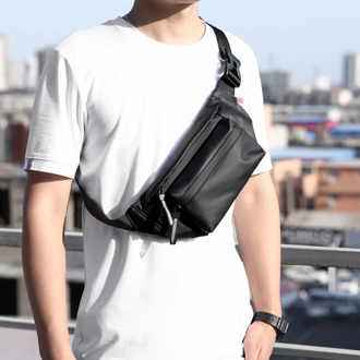 Brand Waterproof Men Waist Bag Fanny Pack Fashion Running Chest Bag Male Sling Crossbody Bag Casual Hip Belt Bag Men Waist Packs