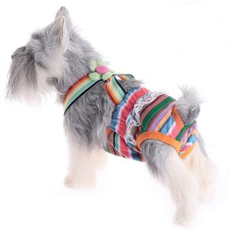 Brand Willekeurige Kleur Ondergoed Hond Katoen Draai Strap Sanitaire Fysiologische Broek Huisdieren Ondergoed Luiers Aa M