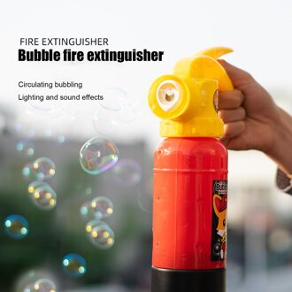 Brandblusser Bubble Machine Speelgoed Elektrische Kids Fun Outdoor Zomer Speelgoed Kinderen Zeep Bubble Blower Machine Met Bellenvloeistof