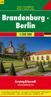 Brandenburg - Berlin, Autokarte 1:200.000 - Boek 62Damrak (3707901696)