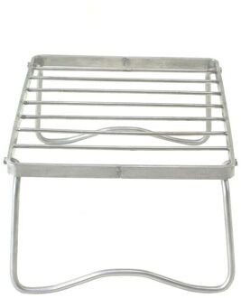 Brander Rack Roestvrij Staal Kleine Gasfornuis Ondersteuning Vouwen Kampvuur Houtskool Grill Stand