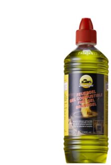 Brandgel Fles - 1 Liter - geel
