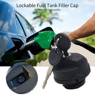 Brandstof Benzine Vergrendeling Tank Filler Cap + 2 Sleutels Afsluitbare Voor Tosearc Lupo Beetle -Polo Caddy