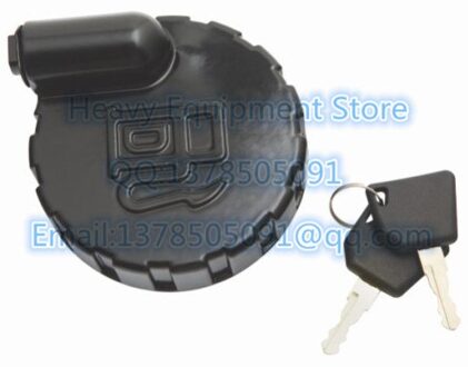 Brandstof Cap Cover Met 2 14607 Sleutel Voor Jcb 3Cx Graafmachine Vervanging Deel 331/45908 331/33064 123/05892