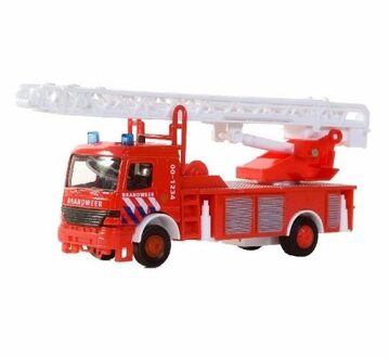 Brandweer autoladder 15 cm Rood