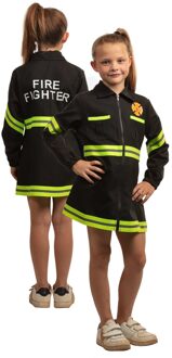 Brandweer jurkje kind Zwart
