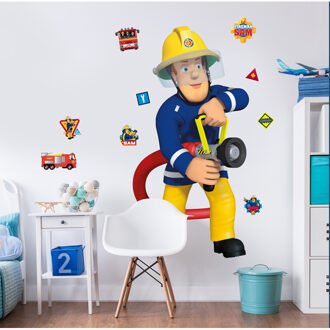 Brandweerman Sam Muursticker 122 cm