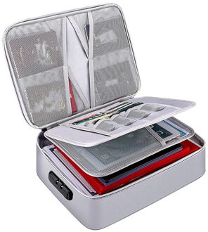 Brandwerende Document Opbergtas, Carry Portemonnee, Multi-Layer Draagbare Document Opslag, Geschikt Voor Belangrijke Documenten