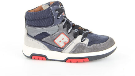 Braqeez 423855-429 jongens veterboots Blauw - 28