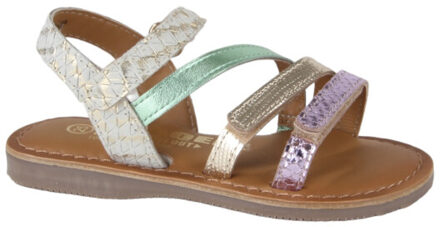 Braqeez 424012-959 meisjes sandalen Zilver - 26