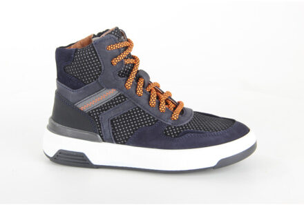 Braqeez 4244-529 jongens veterboots - maat 37 Blauw