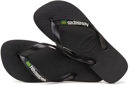 Brasil Logo Unisex Slippers - Black - Maat 39/40