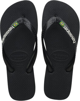 Brasil Logo Unisex Slippers - Black - Maat 43/44