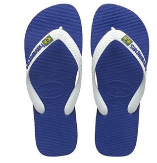 Brasil Logo Unisex Slippers - Marine Blue - Maat 29/30