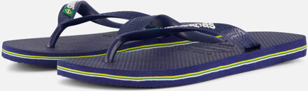 Brasil Logo Unisex Slippers - Navy Blue - Maat 39/40