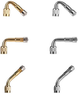 Brass Air Tyre Valve Caps Schrader Valve Stem with Extension Adapter Inflatable extension tube for Car Truck Motorcycle Part