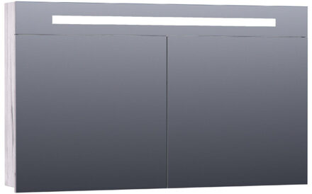 Brauer 2.0 Spiegelkast - 120x70x15cm - verlichting geintegreerd - 2 links- en rechtsdraaiende spiegeldeuren - MFC - birch SK-TW120BR Birch (Hout)