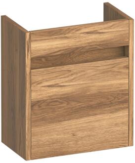 Brauer Adore Fonteinkast - 40 cm - 1 Deur - Greeploos - Linksdraaiend - Honey