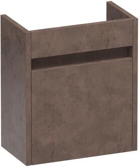 Brauer Adore Fonteinkast - 40 cm - 1 Deur - Greeploos - Rechtsdraaiend - Erosion