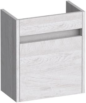 Brauer Adore Fonteinkast - 40 cm - 1 Deur - Greeploos - Rechtsdraaiend - Forest Seashell