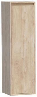 Brauer Adore - Hoge Kast - 120 cm - 1 Deur - Greeploos - Linksdraaiend - Forest Wheat