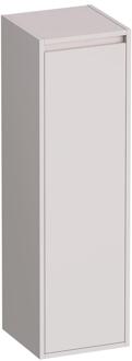 Brauer Adore - Hoge Kast - 120 cm - 1 Deur - Greeploos - Linksdraaiend - Mat Zand