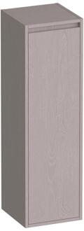 Brauer Adore - Hoge Kast - 120 cm - 1 Deur - Greeploos - Linksdraaiend - Timber Greige