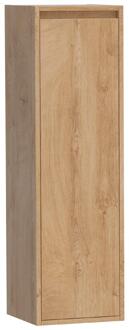 Brauer Adore - Hoge Kast - 120 cm - 1 Deur - Greeploos - Rechtsdraaiend - Forest Tan