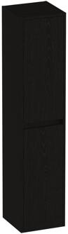 Brauer Adore - Hoge Kast - 160 cm - 2 Deuren - Greeploos - Links of Rechtsdraaiend - Timber Black