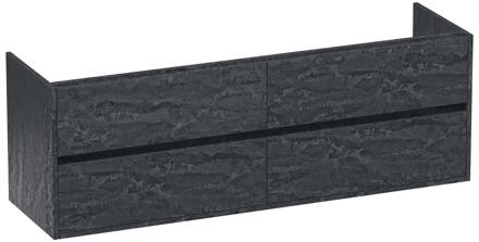 Brauer Adore - Onderkast - 160 cm - met 4 Softclose Lades Greeploos en 2 Sifon Uitsparingen - Damascus