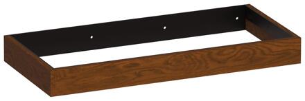 Brauer Amaze - Onderkast - 100 cm - met Geïntegreerde Ophangbeugel - Lamellen Eiken Bruin