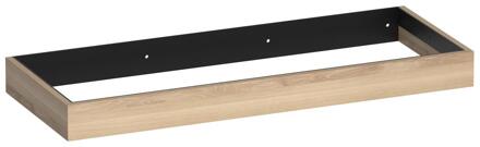 Brauer Amaze - Onderkast - 120 cm - met Geïntegreerde Ophangbeugel - Lamellen Eiken Naturel