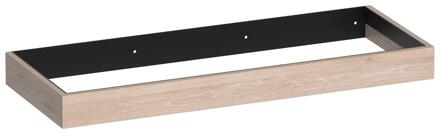 Brauer Amaze - Onderkast - 120 cm - met Geïntegreerde Ophangbeugel - Lamellen Eiken Wit