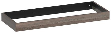 Brauer Amaze - Onderkast - 120 cm - met Geïntegreerde Ophangbeugel - Lamellen Eiken Zwart