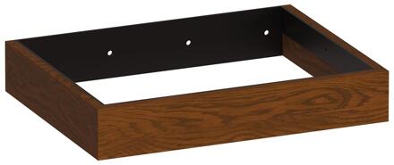 Brauer Amaze - Onderkast - 60 cm - met Geïntegreerde Ophangbeugel - Lamellen Eiken Bruin