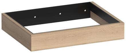 Brauer Amaze - Onderkast - 60 cm - met Geïntegreerde Ophangbeugel - Lamellen Eiken Naturel