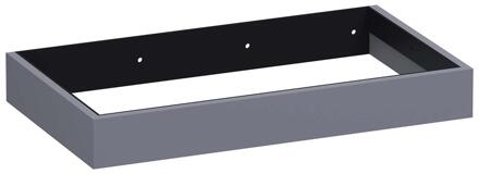 Brauer Amaze - Onderkast - 80 cm - met Geïntegreerde Ophangbeugel - Mat Grijs