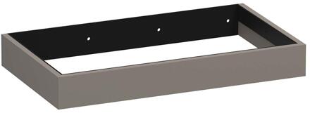 Brauer Amaze - Onderkast - 80 cm - met Geïntegreerde Ophangbeugel - Mat Taupe