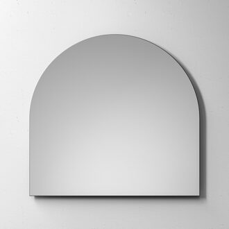 Brauer Arch spiegel - 100x95x3.5cm - met verlichting - geborsteld Aluminium SP-AR100 Geborsteld Aluminium (Zilver)