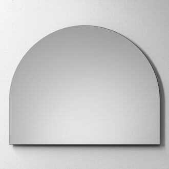 Brauer Arch spiegel - 120x95x3.5cm - met verlichting - geborsteld Aluminium SP-AR120 Geborsteld Aluminium (Zilver)