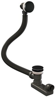 Brauer Badafvoer met Overloop Brauer Black Edition Mat Zwart