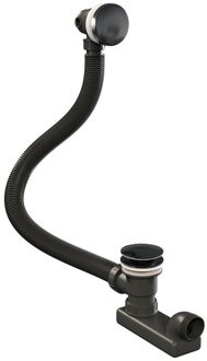 Brauer Badafvoer met Overloop Brauer Gunmetal Edition Geborsteld Gunmetal