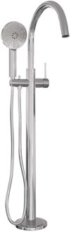 Brauer Badkraan Vrijstaand Brauer Chrome Carving met Handdouche 3-Standen Chroom