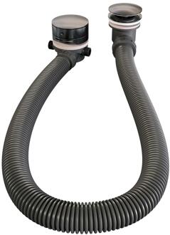 Brauer Badvulcombinatie Geborsteld Gunmetal PVD