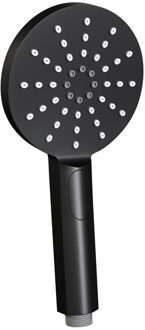 Brauer Black Edition 3 standen handdouche rond - mat zwart